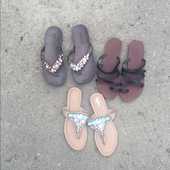 Mossimo Supply Co. Shoes - 3 Pairs of sandals